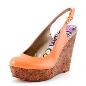Sam Edelman OrAnge Sling Back Wedge